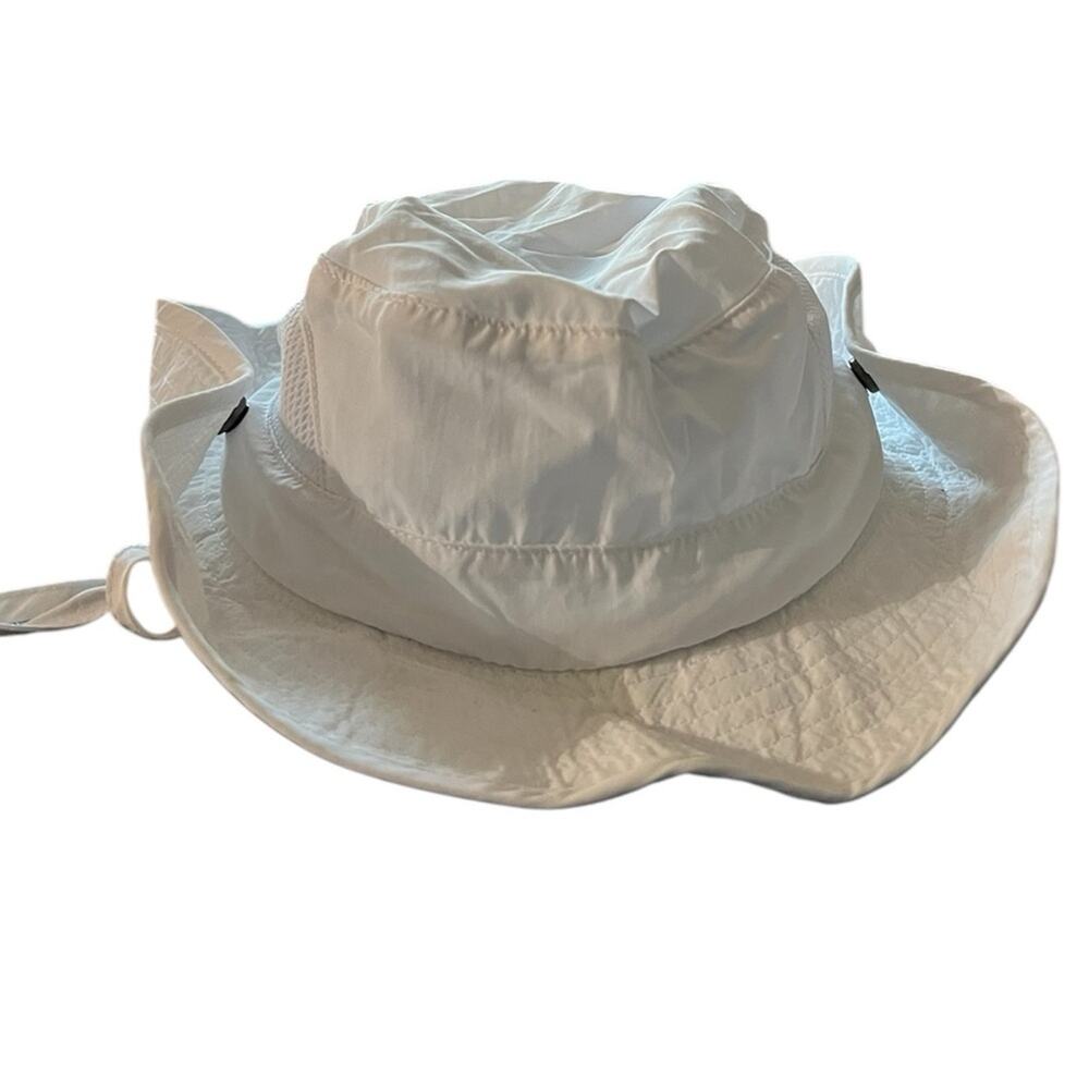 Beach Sun Hat Adjustable Breathable White Toddler Size - Picture 9 of 9